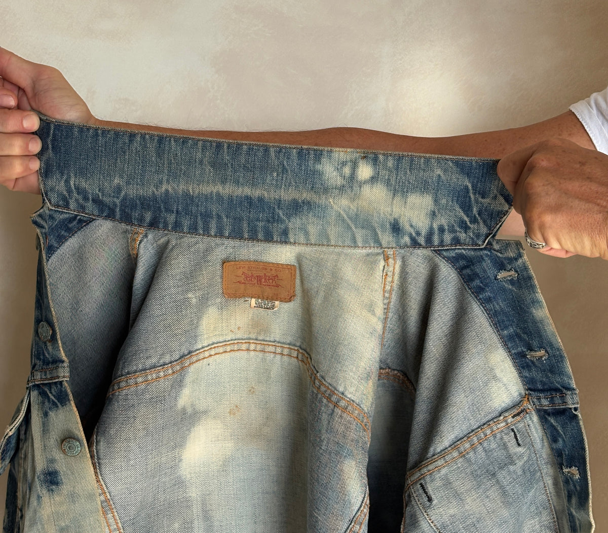Vintage 70s Levi’s denim jacket – 2 pocket trucker made in USA – size 38 US / 48 EU-AJ357 Studio
