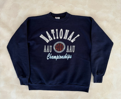 Size L Crew Neck National Championship Made In USA By Hanes-AJ357 Studio