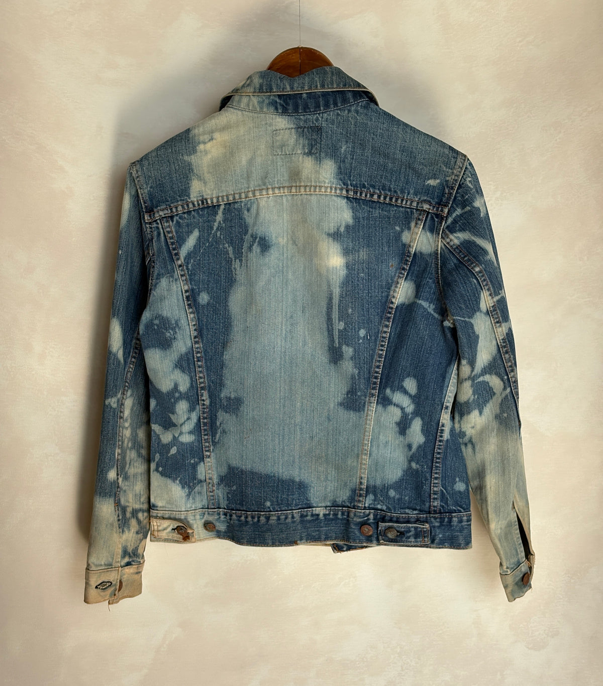 Vintage 70s Levi’s denim jacket – 2 pocket trucker made in USA – size 38 US / 48 EU-AJ357 Studio