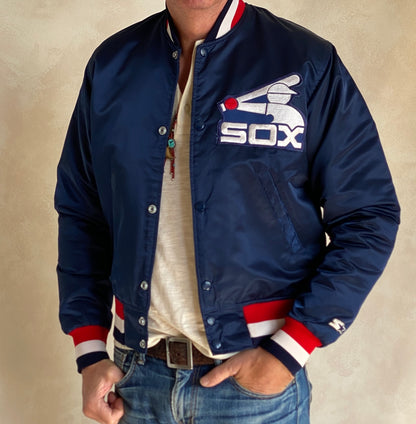 Size Small . Vintage White Sox Starter jacket Made In USA-AJ357 Studio