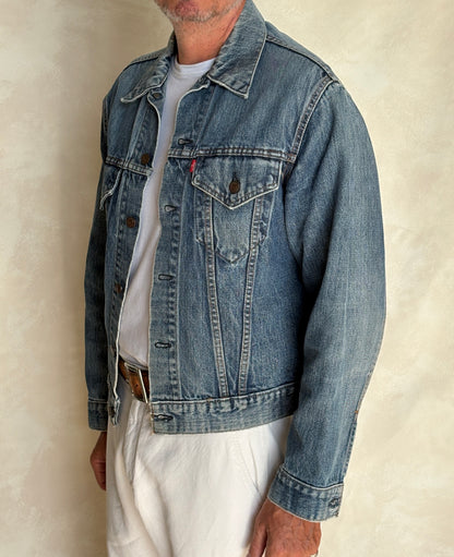 Vintage late 70s Levi’s 70505 denim jacket – 2 pocket trucker made in USA – size 42 us / 52 eu-AJ357 Studio