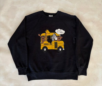 Size L School Bus 80s Made in USA By Lee-AJ357 Studio
