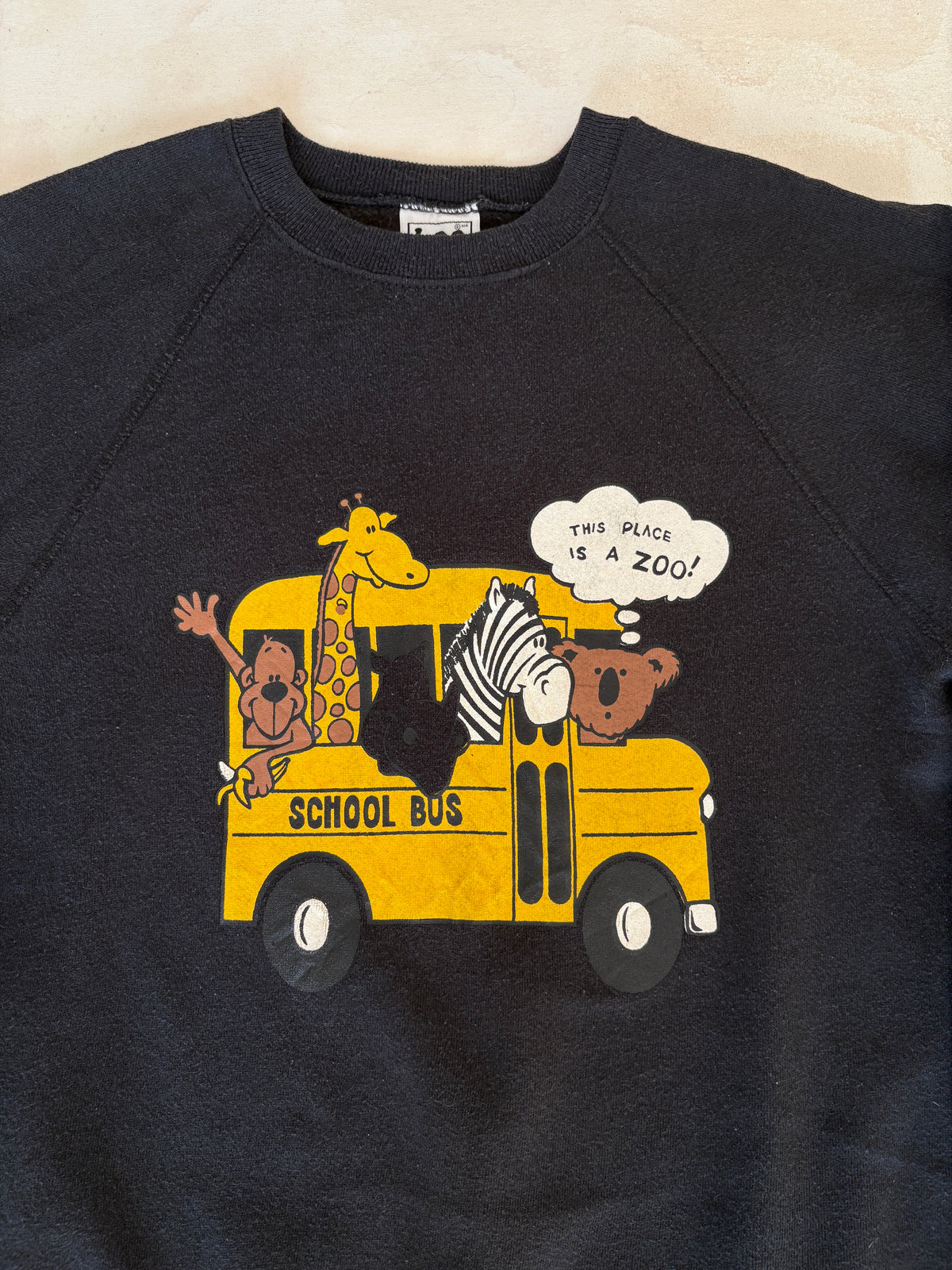 Size L School Bus 80s Made in USA By Lee-AJ357 Studio