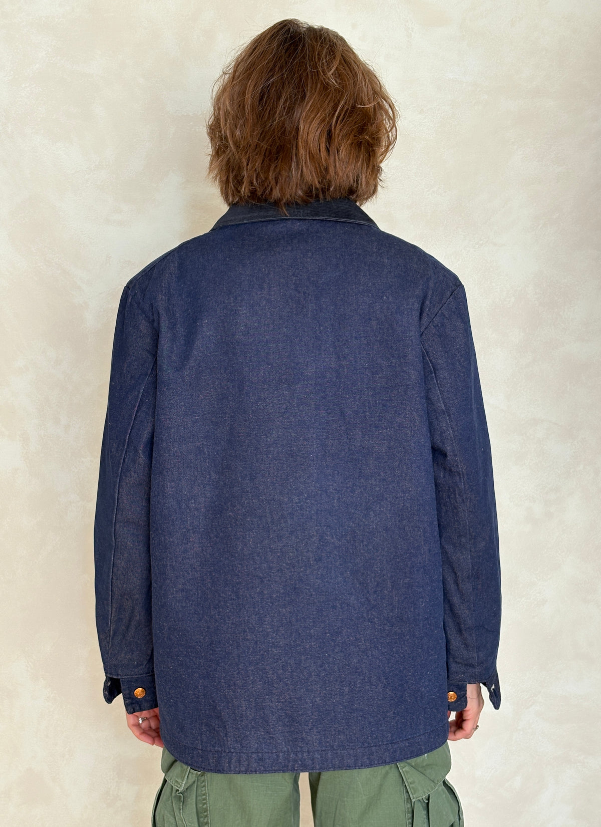 Size 38US / 48EU. Vintage Denim Chore Jacket – Lined-AJ357 Studio