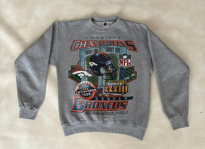 Size Youth Large Super Bowl Broncos Made in USA By Starter-AJ357 Studio