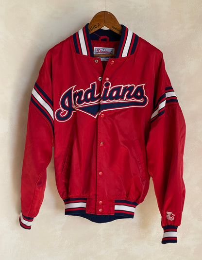 90s Vintage New Indians Starter Jacket | Size Large-AJ357 Studio