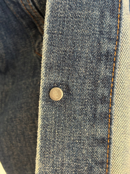 Size 38US / 48EU. Vintage Early 70s 2 pocket Levi’s Denim Jacket 70505 – Single Stitch, Made in USA-AJ357 Studio