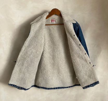 Size 46US/56EU. 4 pockets Vintage Levis fleece Jacket Made in USA.-AJ357 Studio