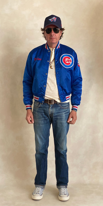 Small. Vintage 80s Chicago Cubs Starter jacket made in USA-AJ357 Studio