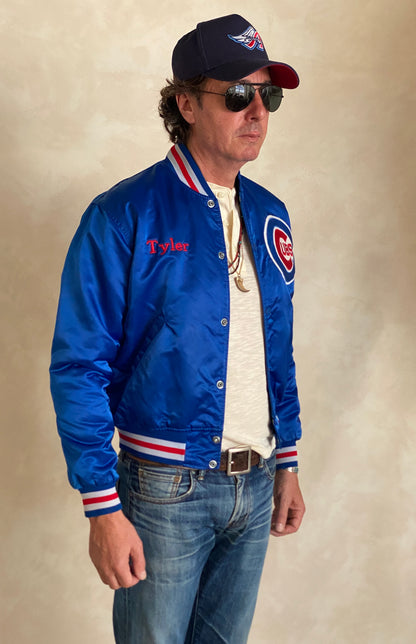 Small. Vintage 80s Chicago Cubs Starter jacket made in USA-AJ357 Studio