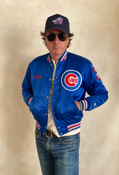 Small. Vintage 80s Chicago Cubs Starter jacket made in USA-AJ357 Studio
