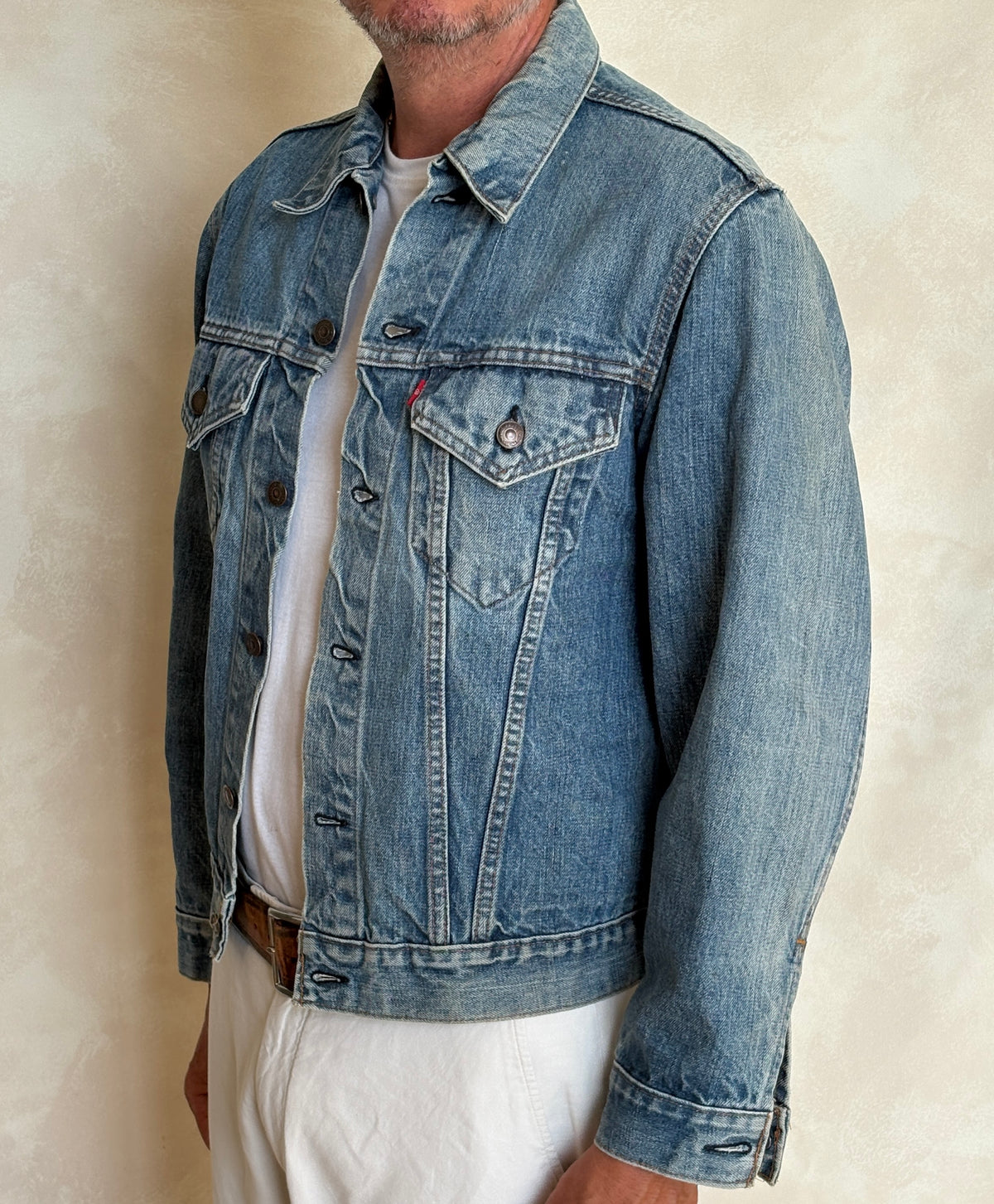 Size 38-40US / 50-50EU. Levis 70505 – Vintage 70s 2-Pocket Jacket – USA Made-AJ357 Studio