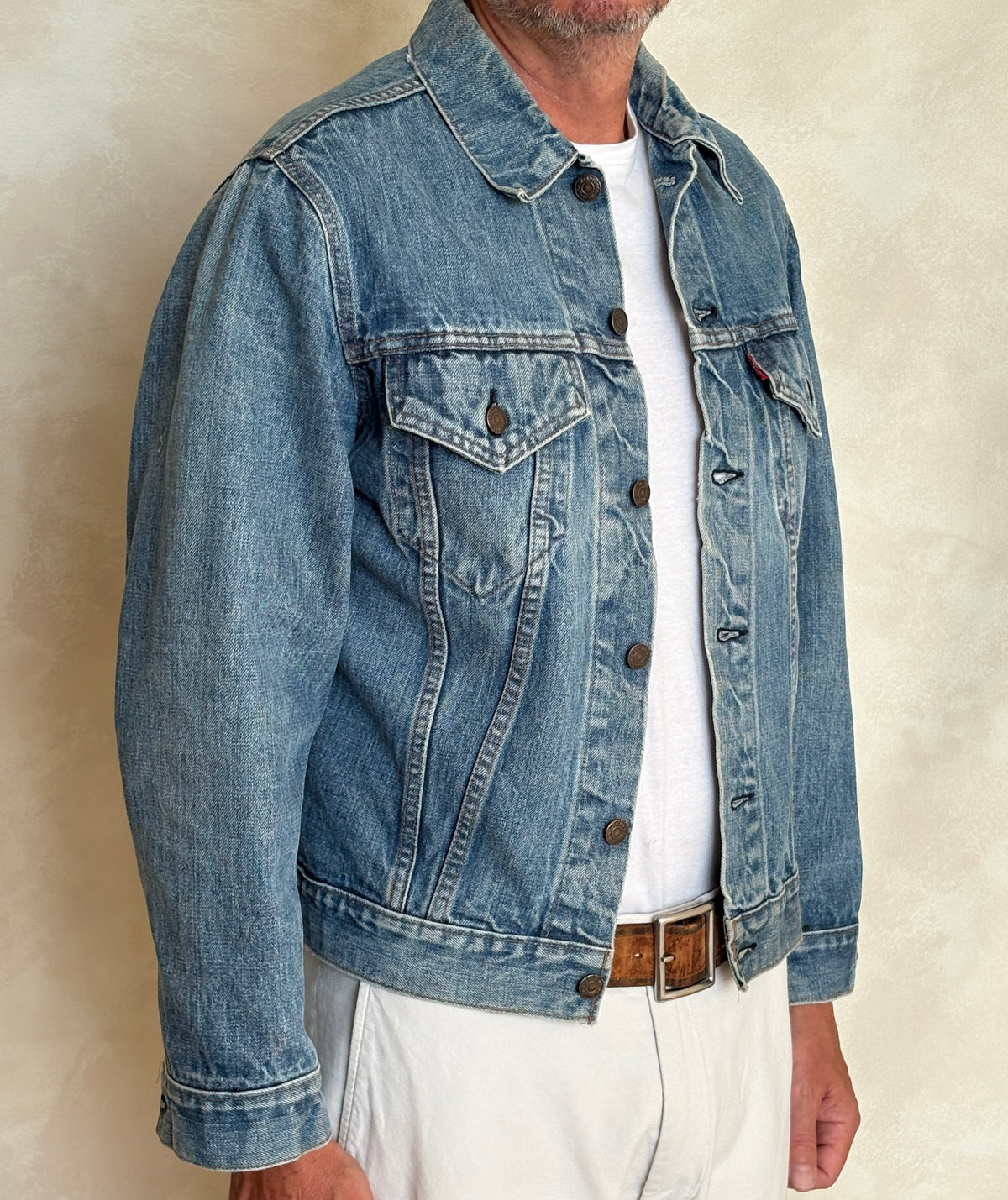 Size 38-40US / 50-50EU. Levis 70505 – Vintage 70s 2-Pocket Jacket – USA Made-AJ357 Studio