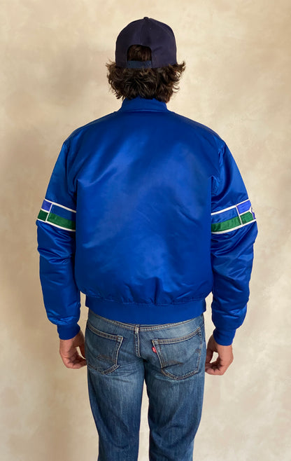 Medium. Vintage 80S Seahawks satin Starter jacket made in USA-AJ357 Studio