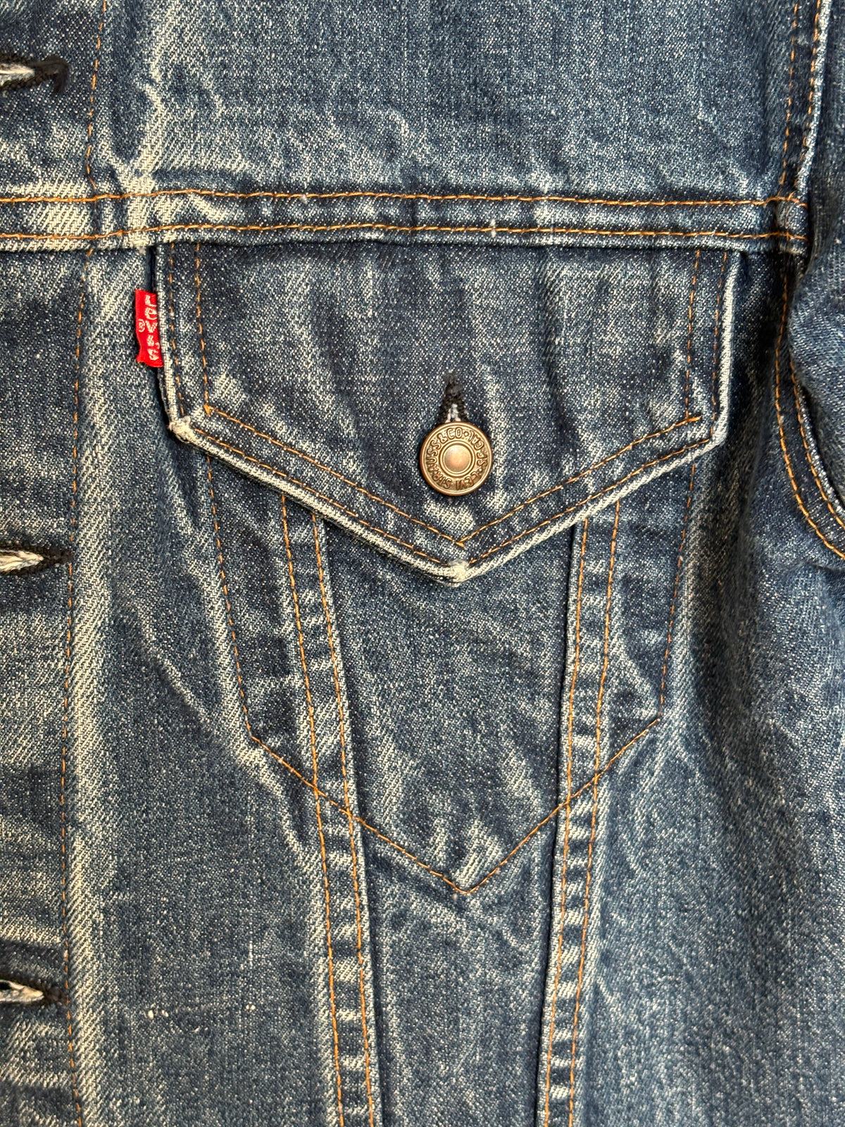 Size 40US / 50EU. Levi’s 70505 – Vintage 70s 2-Pocket Jacket – USA Made-AJ357 Studio