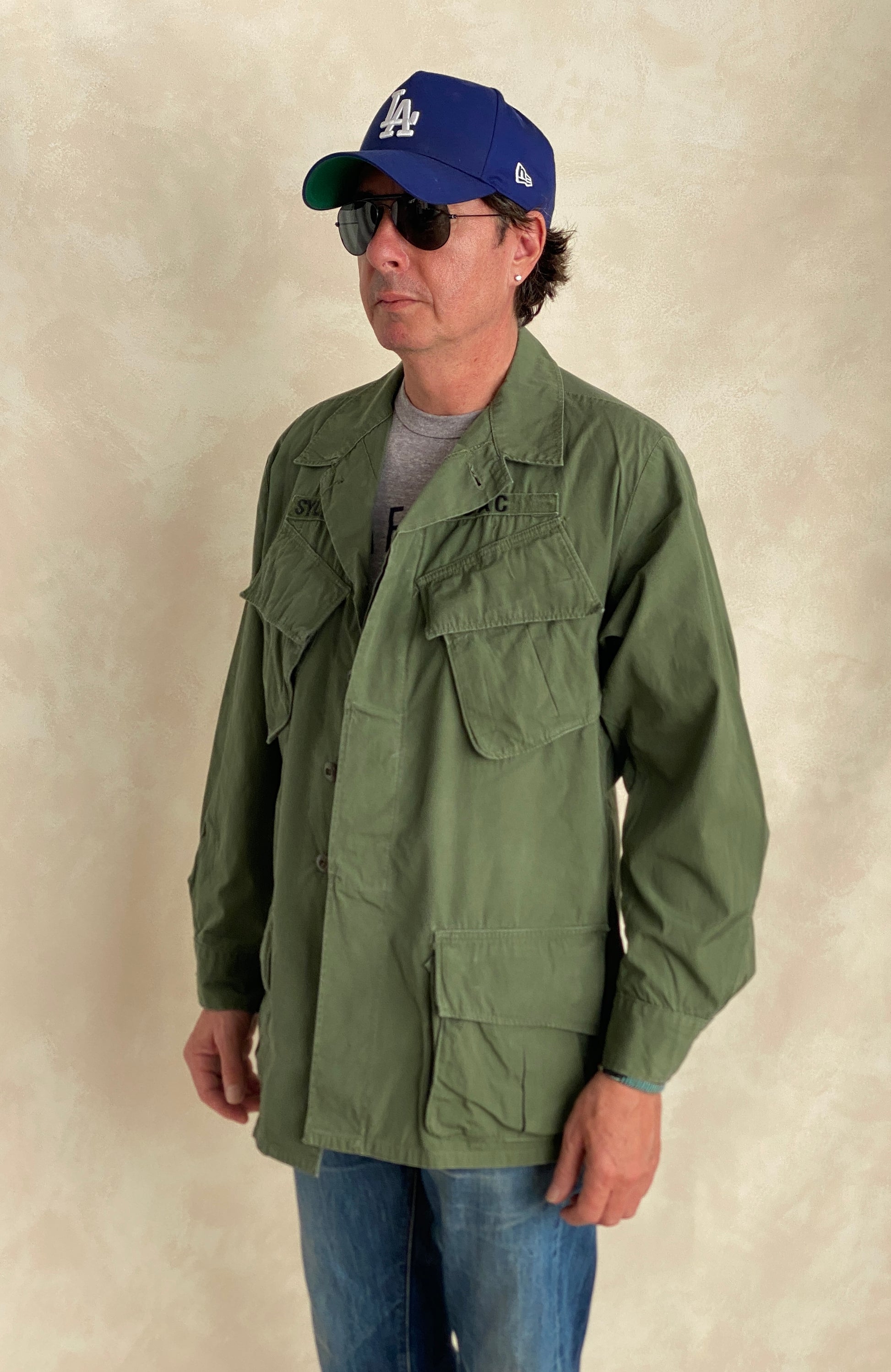 Medium Reg. Authentic 1967 US Army Vintage Vietnam Jungle Jacket, DAC - USA Vintage Bcn