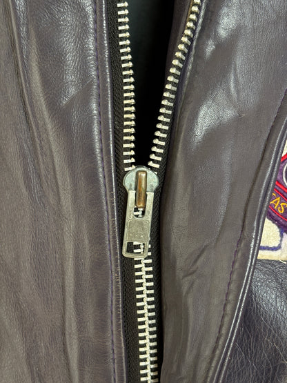 Size 42US / 52EU Vintage Leather Hockey Jacket Men’s – Soft Canadian Leather – Made in Canada-AJ357 Studio