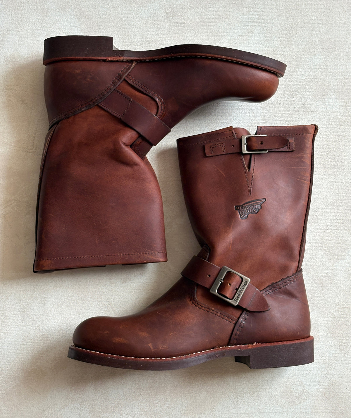 Red Wing 2991 Engineer Boots Amber Leather US 8 D EU 41 Made in USA