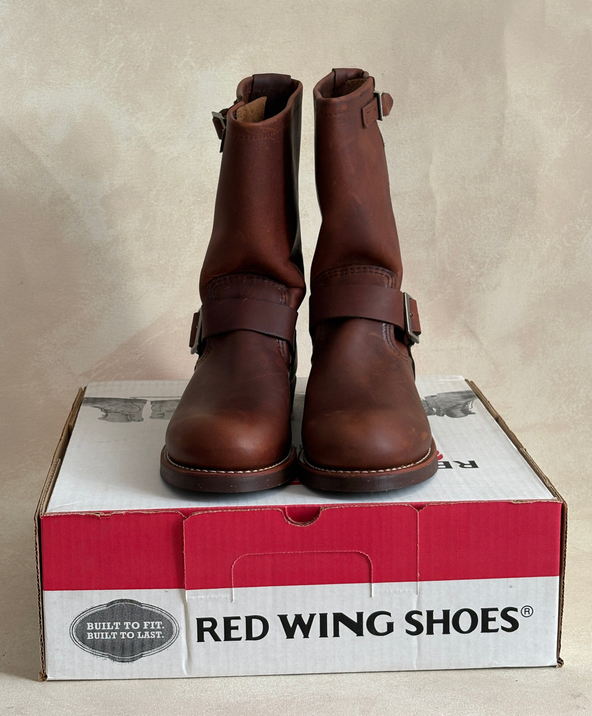 Red Wing 2991 Engineer Boots Amber Leather US 8 D EU 41 Made in USA