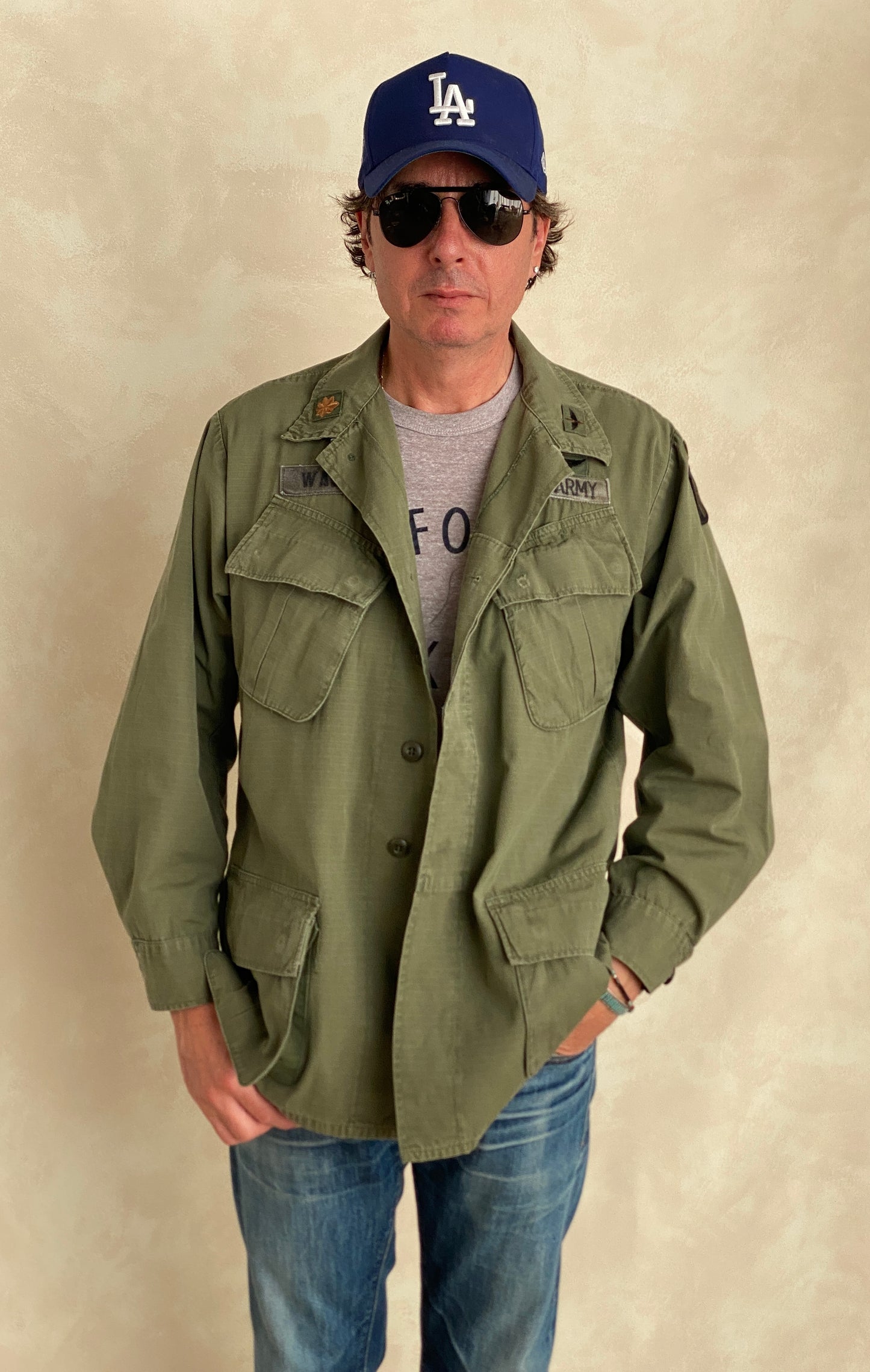 Med Reg. Authentic 1970 US Army Vintage Vietnam  jungle jacket..