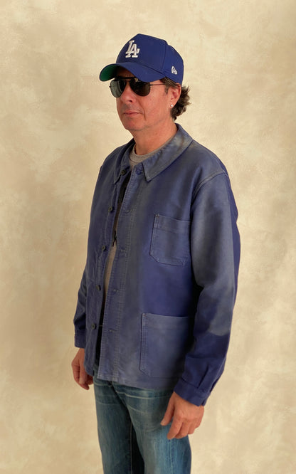 Size 42EU Vintage French Moleskin Jacket | Classic Retro Style | NOS | USA Vintage BCN-AJ357 Studio
