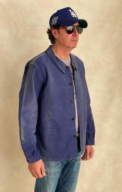 Size 42EU Vintage French Moleskin Jacket | Classic Retro Style | NOS | USA Vintage BCN-AJ357 Studio