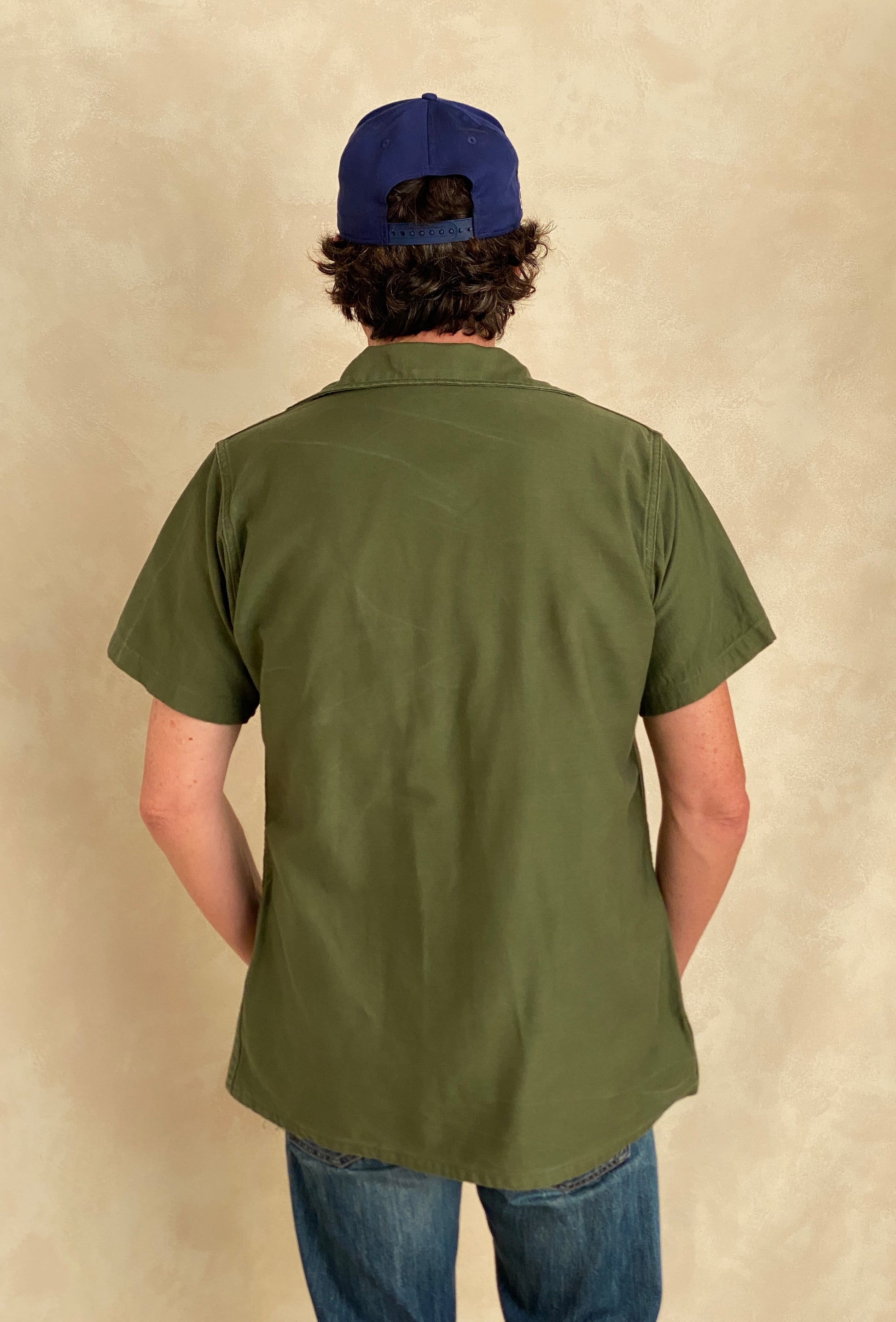 Medium Authentic 1966 US Air Force Vintage Fatigue Shirt Vietnam Era | Classic Military Style | USA Vintage BCN -