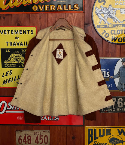 Size 40US Reg (50EU). Vintage suede ranch jacket made in USA-AJ357 Studio