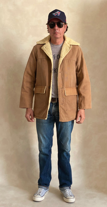 Vintage 70s Carhartt Jacket Coat - Size 38US/48EU | Made in USA | Classic Workwear-AJ357 Studio