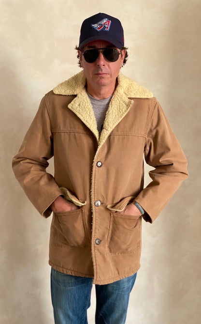 Vintage 70s Carhartt Jacket Coat - Size 38US/48EU | Made in USA | Classic Workwear-AJ357 Studio