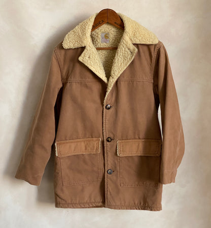 Vintage 70s Carhartt Jacket Coat - Size 38US/48EU | Made in USA | Classic Workwear-AJ357 Studio