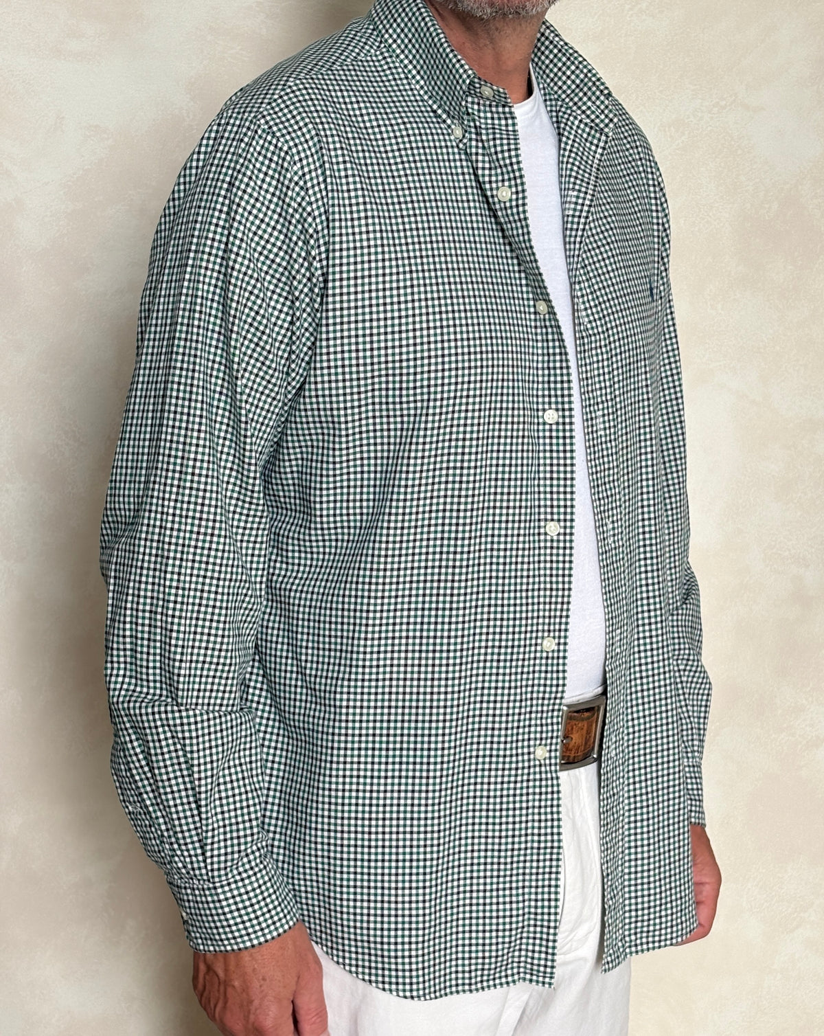Vintage Ralph Lauren Custom Fit Gingham Check Shirt — Size Large