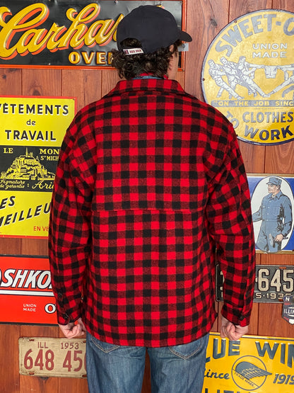 Vintage Johnson Buffalo Wool Jacket USA | AJ357 Studio-AJ357 Studio