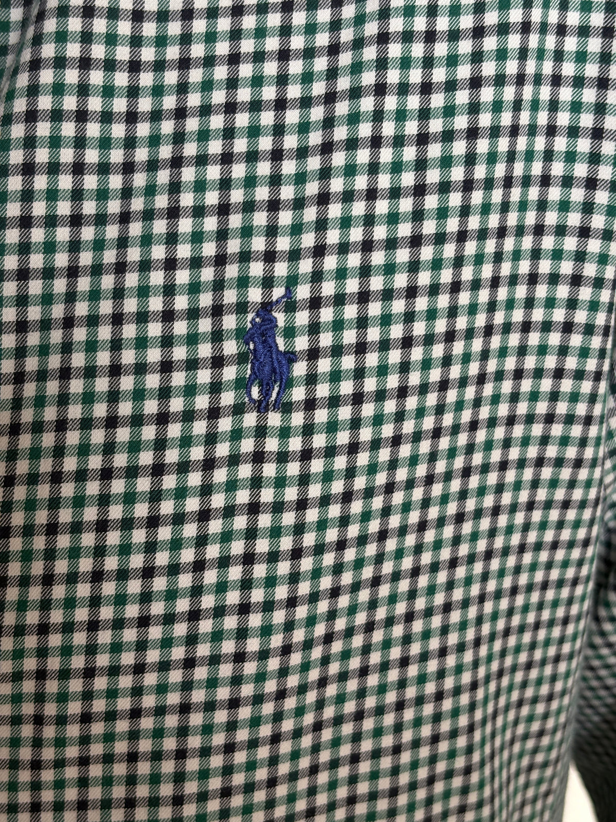 Vintage Ralph Lauren Custom Fit Gingham Check Shirt — Size Large