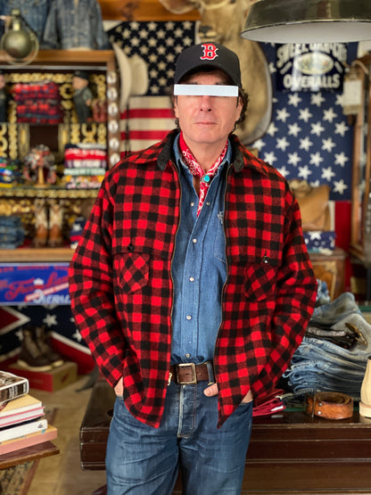 Vintage Johnson Buffalo Wool Jacket USA | AJ357 Studio-AJ357 Studio