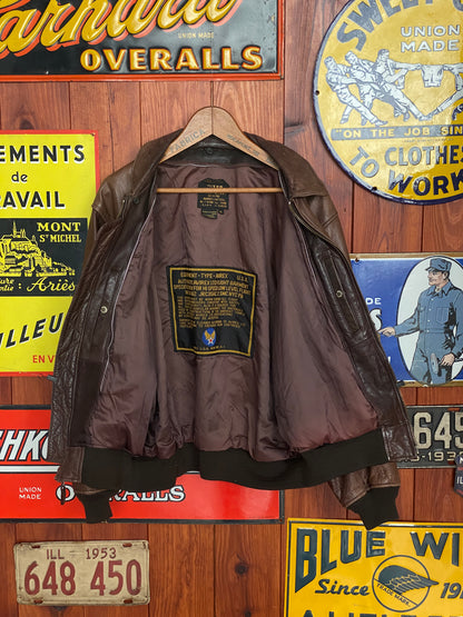 Vintage Avirex Leather Jacket XL | AJ357 Studio-AJ357 Studio