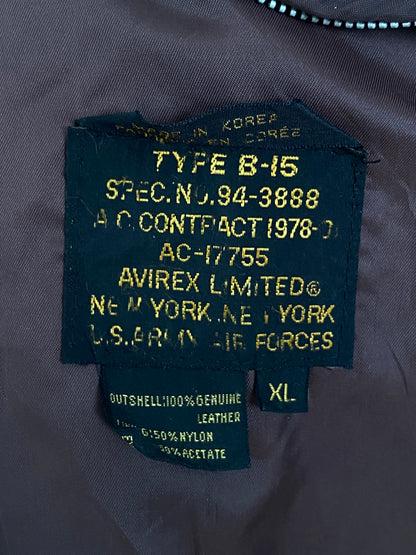 Vintage Avirex Leather Jacket XL | AJ357 Studio-AJ357 Studio
