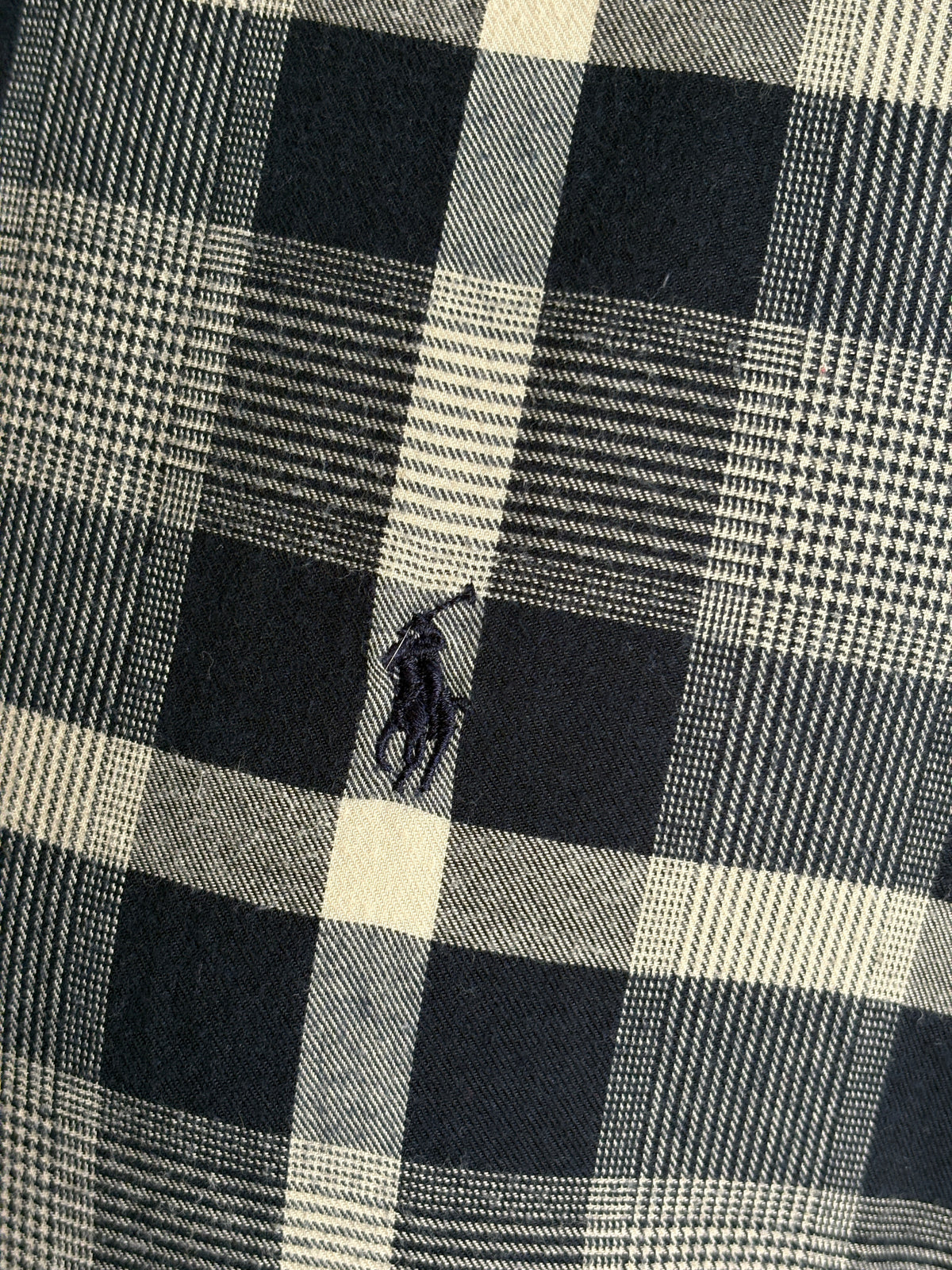 Vintage Ralph Lauren Blaire Plaid Shirt — 100% Cotton — Size Large
