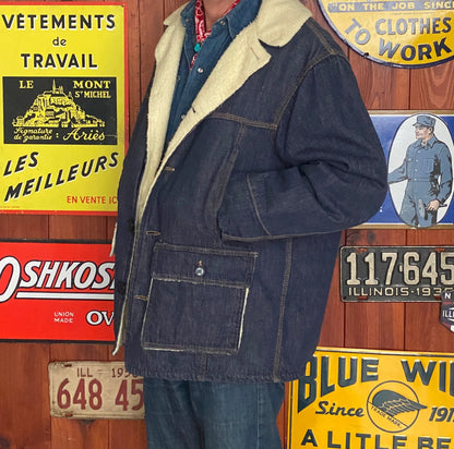 Size 46U / 56EU 70s Vintage Carhartt faux sherpa lined jacket-AJ357 Studio