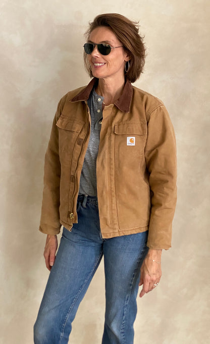 Youth L. Carhartt Blanket lined jacket Made in USA-AJ357 Studio