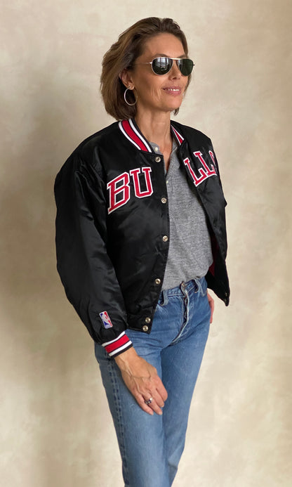Youth Med . Chicago bulls Starter jacket-AJ357 Studio