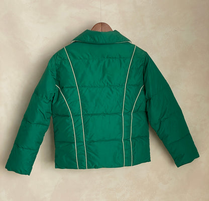 Women size Med. Vintage Down filled ski jacket-AJ357 Studio