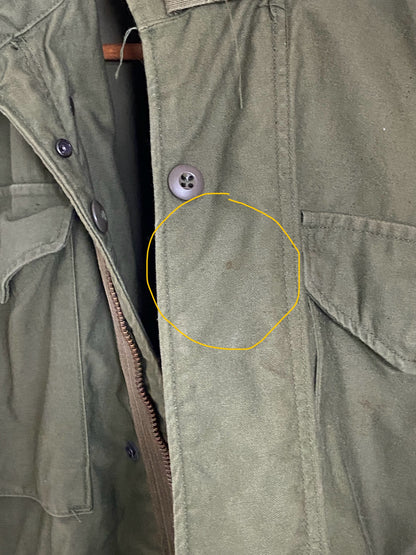 Small Short 1975 vintage US military M-65 field jacket-AJ357 Studio