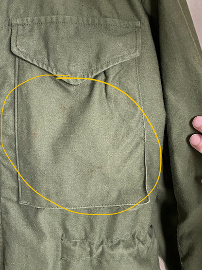 Small Short 1975 vintage US military M-65 field jacket-AJ357 Studio
