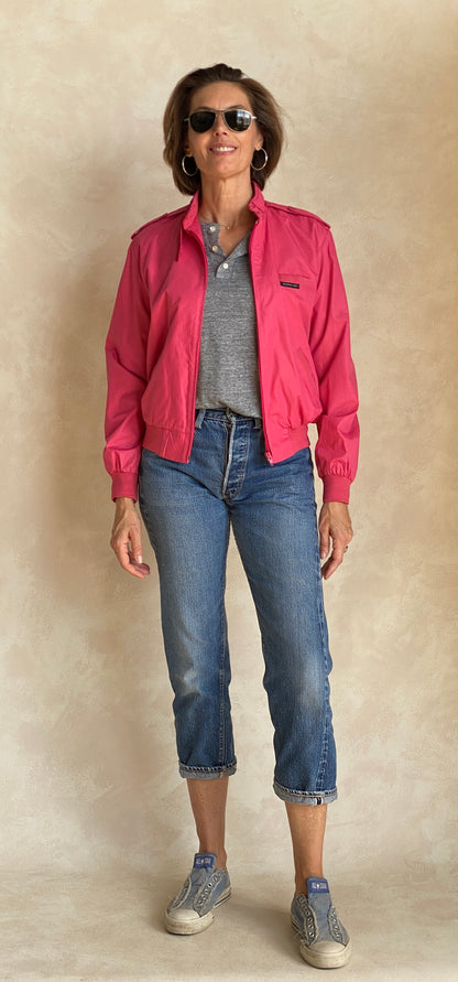 Size Women 9/10. Vintage 80s Members Only Cotton Jacket-AJ357 Studio