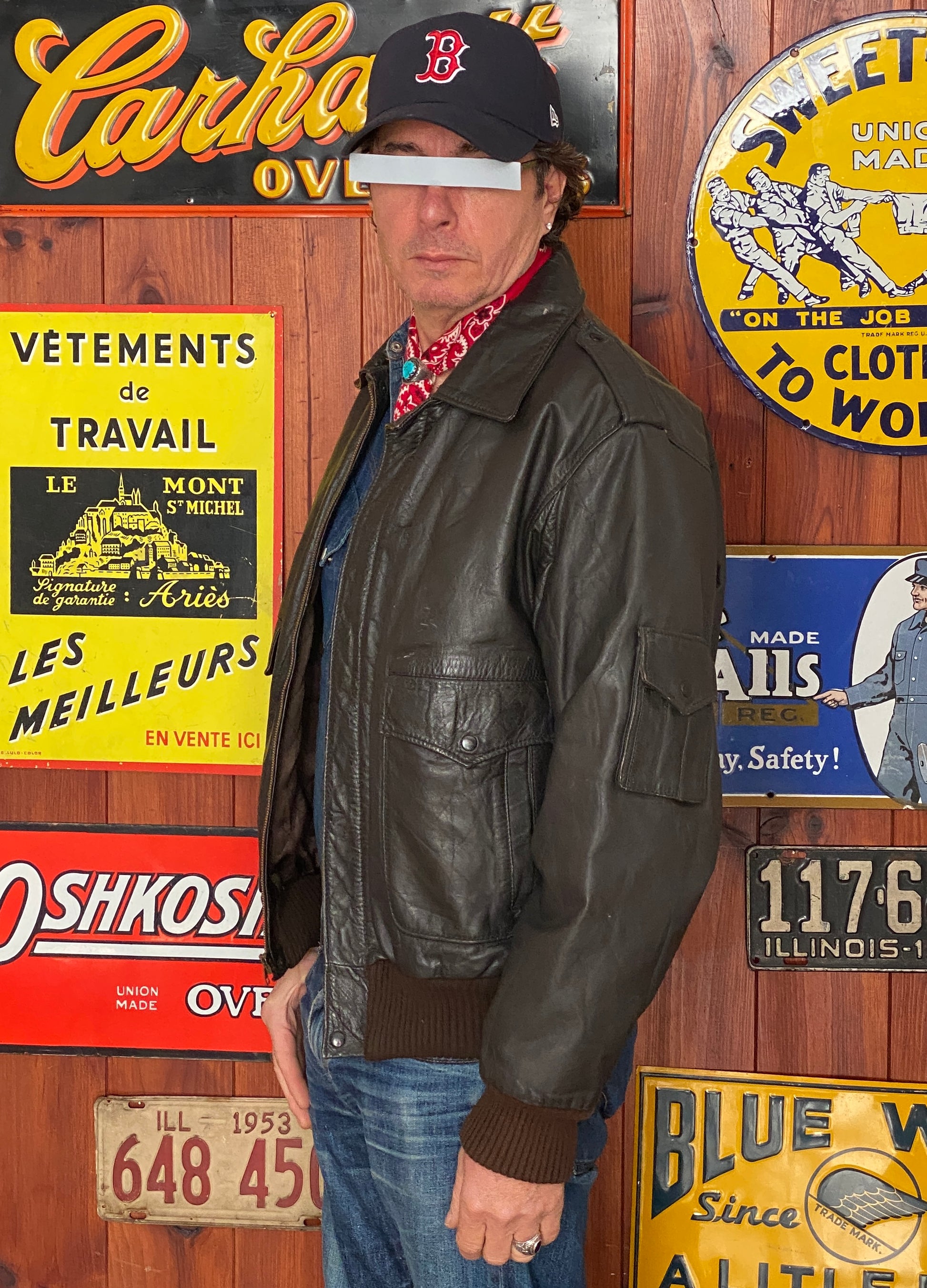 80s Vintage Leather Jacket Size 38US / 48EU: Classic Retro Apparel
