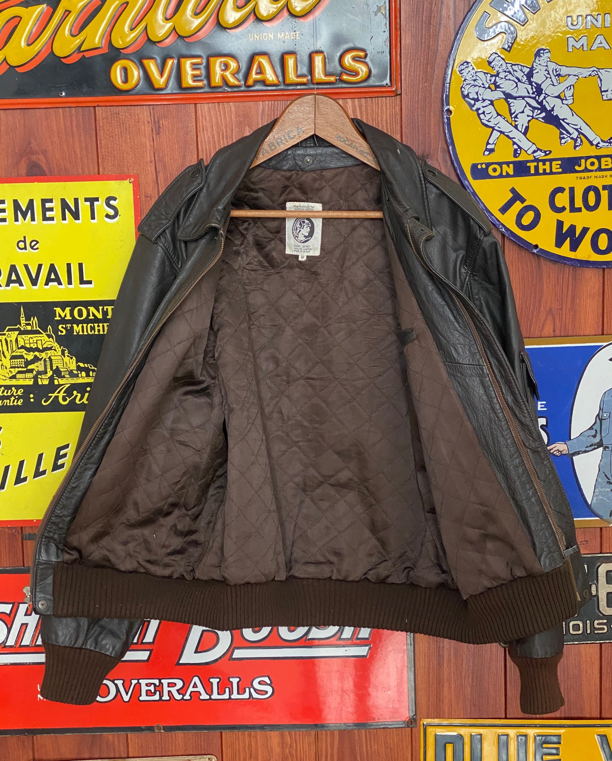 80s Vintage Leather Jacket Size 38US / 48EU: Classic Retro Apparel