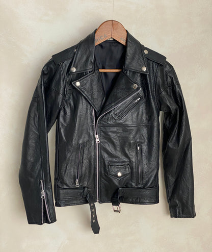 Size XS. women motorcycle jacket / soft leather-AJ357 Studio