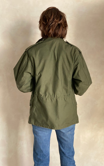 Small XShort. Authentic 80s US M-65 field jacket Military-AJ357 Studio