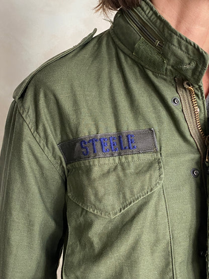 Small XShort. Authentic 80s US M-65 field jacket Military-AJ357 Studio